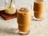New Bajra cold coffee- 4/5 of bajra (pearl millet) recipe series Bajra cold coffee with ice in it