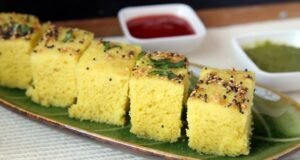 Kodo Millet Dhokla – a soft, fluffy, and nutritious millet-based dhokla perfect for a healthy snack.