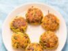 A plate of tasty and healthy foxtail millet cutlet