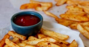 Foxtail Millet Peri-Peri Fries - A healthy, crispy, and flavorful snack made with ancient grains and bold peri-peri seasoning.