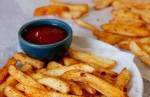 6 Easy Steps to Crispy Foxtail Millet Peri-Peri Fries Foxtail Millet Peri-Peri Fries - A healthy, crispy, and flavorful snack made with ancient grains and bold peri-peri seasoning.
