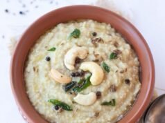 Little Millet Pongal – a nutritious, gluten-free twist on the classic South Indian Pongal, made with little millet.