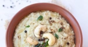 Little Millet Pongal – a nutritious, gluten-free twist on the classic South Indian Pongal, made with little millet.