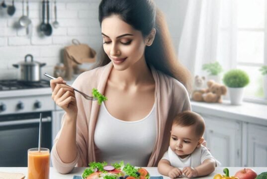 Breast feeding diet, lactation, millets, ragi
